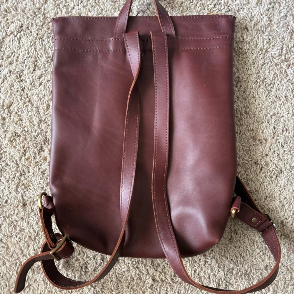 Portland Leather Laptop Backpack